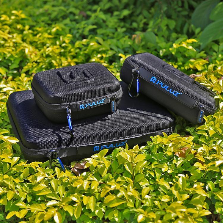 กระเป๋ากันน้ำสำหรับพกพาและเดินทาง PULUZ สำหรับ GoPro, DJI Osmo Action และอุปกรณ์เสริมกล้องกีฬาอื่นๆ ขนาดเล็ก: 16cm x 12cm x 7cm, สำหรับ GoPro, ขนาด: 16cm x 12cm x 7cm