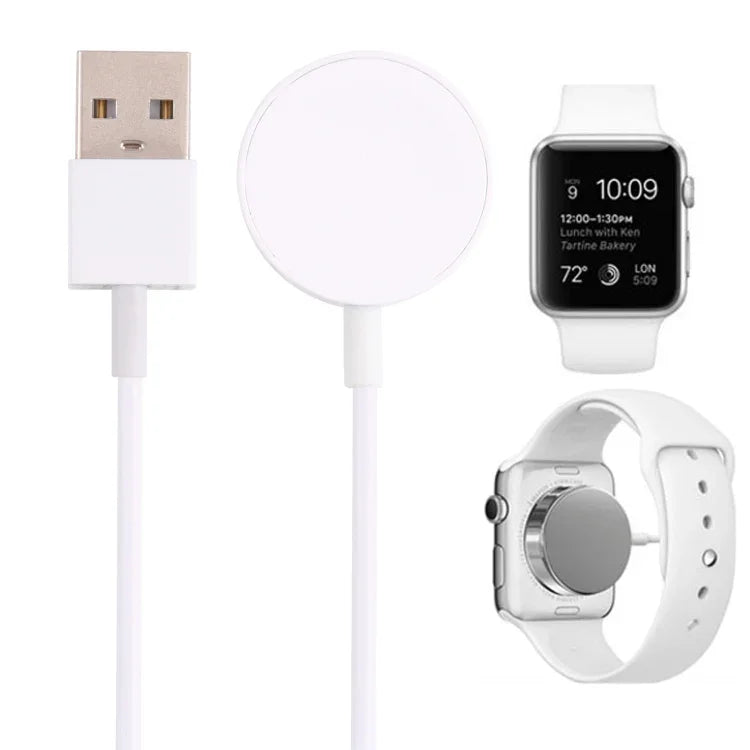 สายชาร์จ / เครื่องชาร์จแม่เหล็กเหนี่ยวนำสำหรับ Apple Watch, ความยาว: 1 ม.