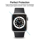 ฟิล์มกระจกนิรภัย 9H+ ความแข็งผิว 2.5D ป้องกันการระเบิด สำหรับ Apple Watch Edition ขนาด 38 มม. เส้นผ่านศูนย์กลางหน้าปัด 38 มม. สำหรับ Series 3&2&1 ขนาด 38 มม.