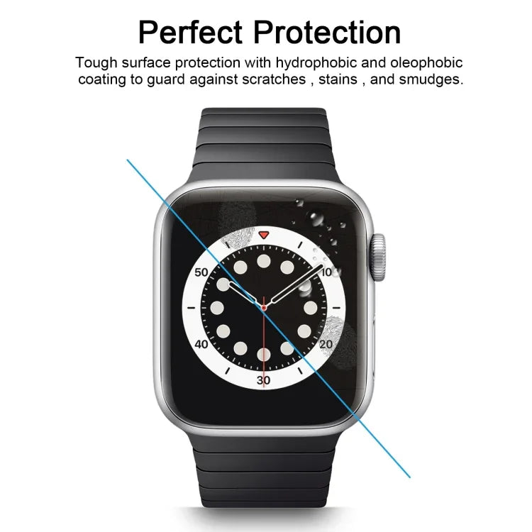 ฟิล์มกระจกนิรภัย 9H+ ความแข็งผิว 2.5D ป้องกันการระเบิด สำหรับ Apple Watch Edition ขนาด 38 มม. เส้นผ่านศูนย์กลางหน้าปัด 38 มม. สำหรับ Series 3&2&1 ขนาด 38 มม.