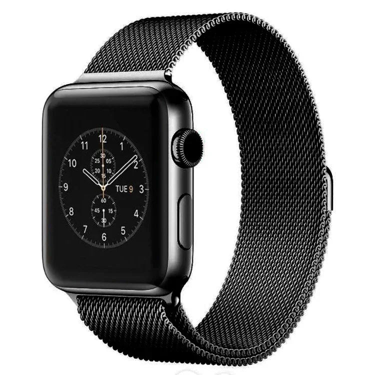 สำหรับ Apple Watch 38mm สายนาฬิกา Milanese Loop สแตนเลสสตีลแม่เหล็ก สำหรับ Apple Watch 42mm / 41mm / 40mm / 38mm