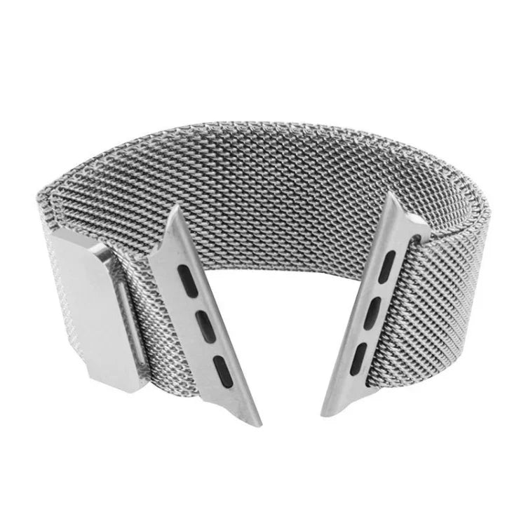 สำหรับ Apple Watch 38mm สายนาฬิกา Milanese Loop สแตนเลสสตีลแม่เหล็ก สำหรับ Apple Watch 42mm / 41mm / 40mm / 38mm