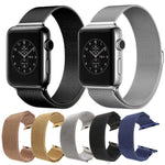 สำหรับ Apple Watch 38mm สายนาฬิกา Milanese Loop สแตนเลสสตีลแม่เหล็ก สำหรับ Apple Watch 42mm / 41mm / 40mm / 38mm