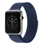 สำหรับ Apple Watch 42mm สายนาฬิกา Milanese Loop สแตนเลสสตีลแม่เหล็ก สำหรับ Apple Watch 46mm / 49mm / 45mm / 44mm