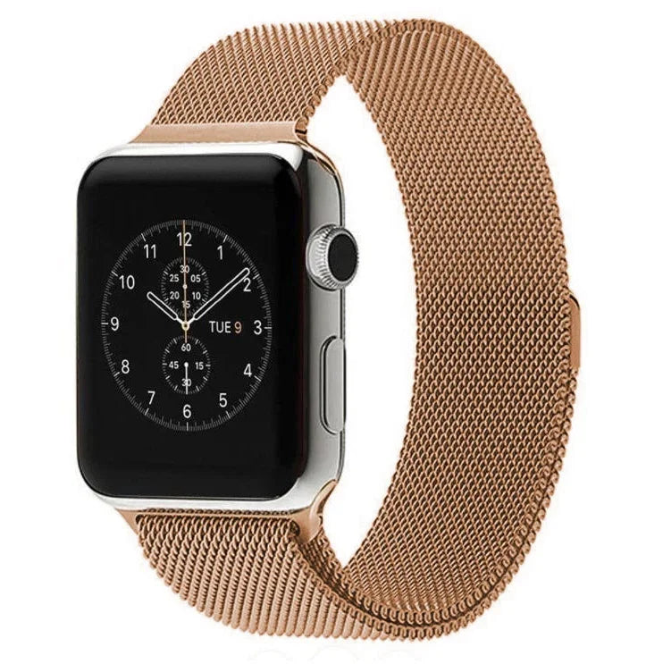 สำหรับ Apple Watch 42mm สายนาฬิกา Milanese Loop สแตนเลสสตีลแม่เหล็ก สำหรับ Apple Watch 46mm / 49mm / 45mm / 44mm
