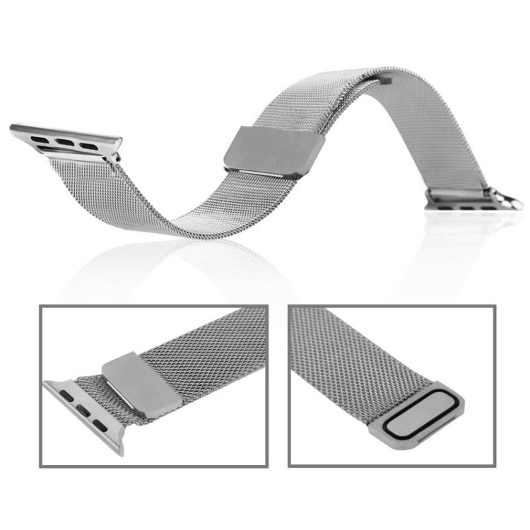 สำหรับ Apple Watch 42mm สายนาฬิกา Milanese Loop สแตนเลสสตีลแม่เหล็ก สำหรับ Apple Watch 46mm / 49mm / 45mm / 44mm