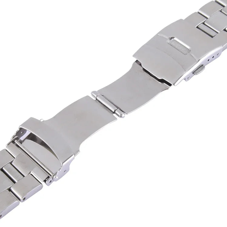 สำหรับ Apple Watch 38mm สายนาฬิกาเหล็กสแตนเลสแบบหัวเข็มขัดคลาสสิก