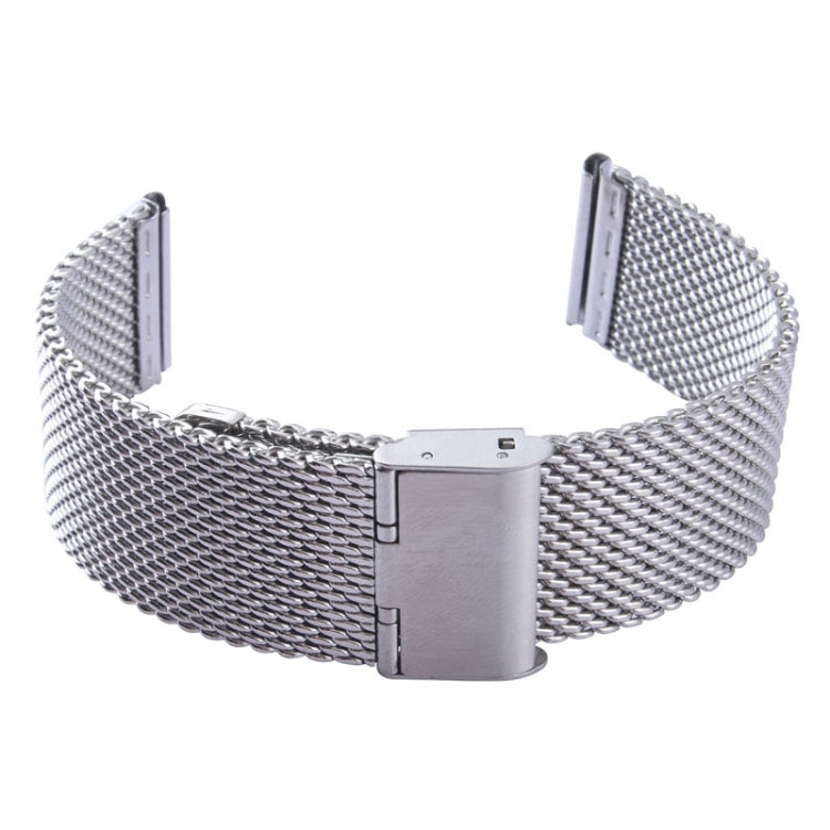 สำหรับ Apple Watch 38mm สายนาฬิกาสแตนเลสสตีลแบบหัวเข็มขัด Milanese Classic, ใช้ร่วมกับตัวเชื่อมต่อเท่านั้น ( S-AW-3291 ), S-AW-3322, S-AW-3322B