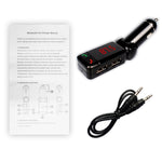 BC-06 Bluetooth Car Kit FM Transmitter Car MP3 Player with LED Display 2 USB Charger & Handsfree Function, BC06