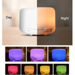 เครื่องกระจายกลิ่นอโรมาอัลตราโซนิกพร้อมไฟ LED สีสัน (ปลั๊ก US), FU-168