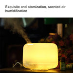 เครื่องกระจายกลิ่นอโรมาอัลตราโซนิกพร้อมไฟ LED สีสัน (ปลั๊ก US), FU-168