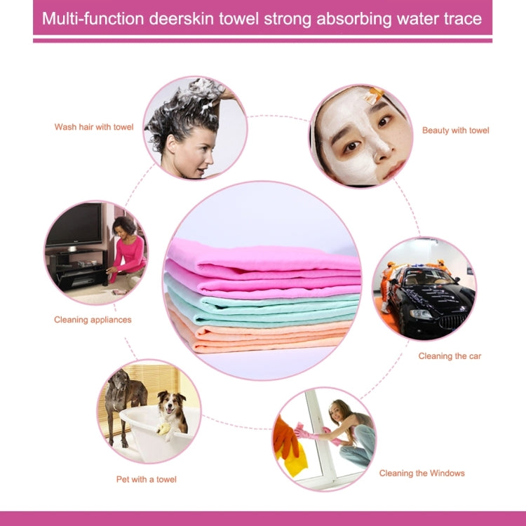 KANEED Synthetic Chamois Drying Towel Super Absorbent PVA Shammy Cloth for Fast Drying of Car, Size: 43 x 32 x 0.2cm, UK Stock Drying Towel Super Absorbent PVA Shammy Cloth, US Stock Drying Towel Super Absorbent PVA Shammy Cloth                        ...