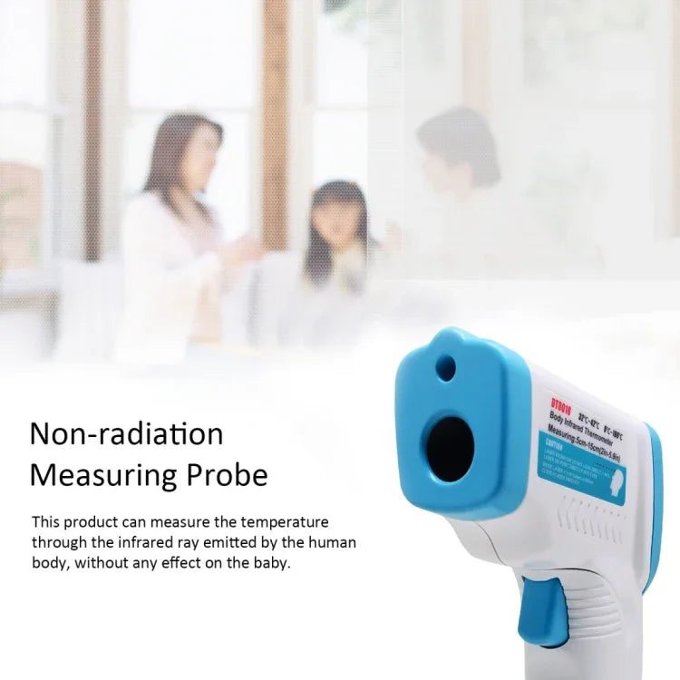 เทอร์โมมิเตอร์อินฟราเรดวัดอุณหภูมิหน้าผากแบบไม่สัมผัส DT8018, ช่วงอุณหภูมิ: 32.0 องศาเซลเซียส - 42.5 องศาเซลเซียส, XE-805B