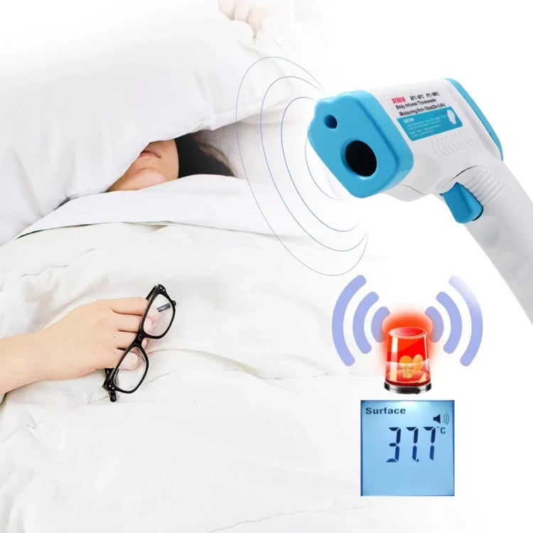 เทอร์โมมิเตอร์อินฟราเรดวัดอุณหภูมิหน้าผากแบบไม่สัมผัส DT8018, ช่วงอุณหภูมิ: 32.0 องศาเซลเซียส - 42.5 องศาเซลเซียส, XE-805B