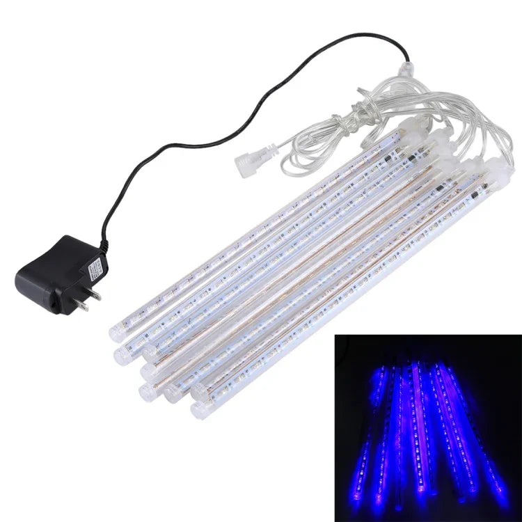 ไฟแท่ง LED 17 หลอดสำหรับคริสต์มาส 8 ชิ้น ขนาด 30 ซม./สีน้ำเงิน, 8 ชิ้น ขนาด 30 ซม./สีสันสดใส, 8 ชิ้น ขนาด 30 ซม./สีขาว