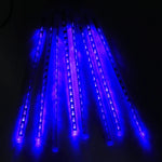 ไฟแท่ง LED 17 หลอดสำหรับคริสต์มาส 8 ชิ้น ขนาด 30 ซม./สีน้ำเงิน, 8 ชิ้น ขนาด 30 ซม./สีสันสดใส, 8 ชิ้น ขนาด 30 ซม./สีขาว