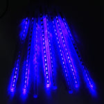 ไฟแท่ง LED 17 หลอดสำหรับคริสต์มาส 8 ชิ้น ขนาด 30 ซม./สีน้ำเงิน, 8 ชิ้น ขนาด 30 ซม./สีสันสดใส, 8 ชิ้น ขนาด 30 ซม./สีขาว