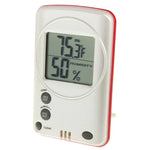 เครื่องวัดความชื้นและอุณหภูมิแบบดิจิตอล LCD สำหรับในและนอกอาคาร