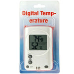 เครื่องวัดความชื้นและอุณหภูมิแบบดิจิตอล LCD สำหรับในและนอกอาคาร