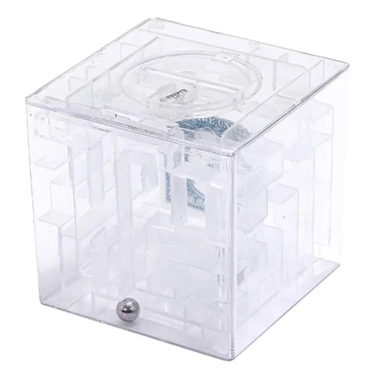 กล่องของขวัญออมสินปริศนา 3D แบบโปร่งใส, ออมสินปริศนา 3D