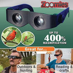 แว่นขยายสวมศีรษะ Zoomies กำลังขยาย 400% 4X