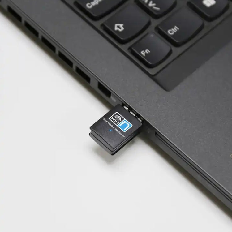การ์ดอะแดปเตอร์เครือข่าย USB ไร้สาย 300Mbps 802.11N Nano
