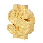 Universal 8mm Dollar Style Plastic Car Tire Valve Caps, Pack of 4, Dollar Style