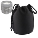 กระเป๋าใส่เลนส์กล้อง SLR ทำจากนีโอพรีน พร้อมตะขอเกี่ยว ขนาด: 10x14 ซม., ขนาด: 10x14 ซม.