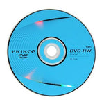 แผ่น DVD-RW เปล่า ขนาด 12 ซม. 4.7GB 10 แผ่นในบรรจุภัณฑ์เดียว ราคาสำหรับ 10 แผ่น 12 ซม.
