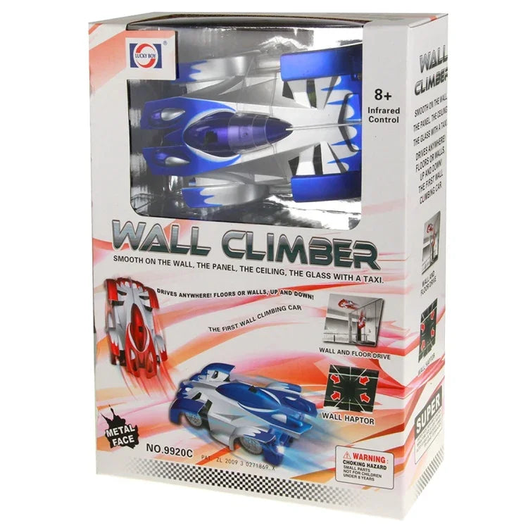 รถของเล่นควบคุมระยะไกลอินฟราเรดเย็นพิเศษ รถปีนผนัง RC รถสตันท์ปีนเขา