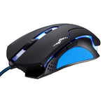 เมาส์เกม USB แบบมีสาย T7 เปลี่ยนสีได้ 3 สี 1200 DPI 1600 DPI 2400 DPI, T7