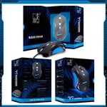 เมาส์เกม USB แบบมีสาย T7 เปลี่ยนสีได้ 3 สี 1200 DPI 1600 DPI 2400 DPI, T7