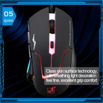 เมาส์เกม USB แบบมีสาย T7 เปลี่ยนสีได้ 3 สี 1200 DPI 1600 DPI 2400 DPI, T7