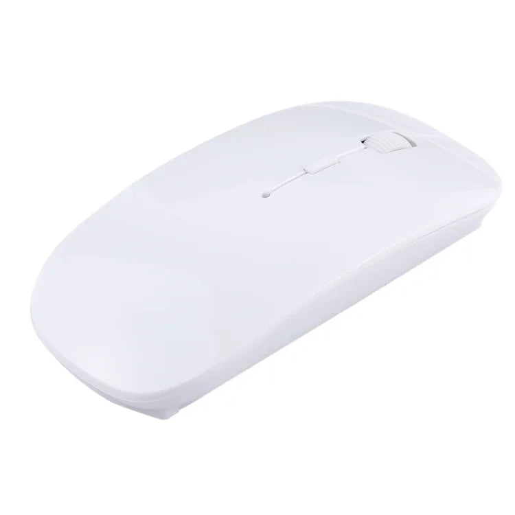 เมาส์ออปติคอลเลเซอร์ไร้สาย 2.4GHz แบบบางพิเศษ พร้อมตัวรับสัญญาณ USB ขนาดเล็ก, เสียบแล้วใช้งานได้ทันที