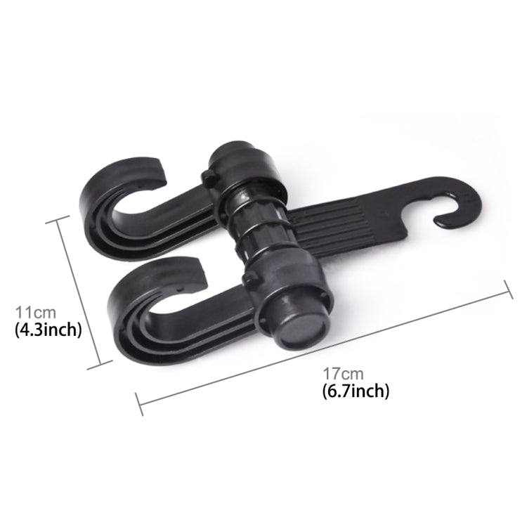 KANEED Car Vehicle Multi-functional Seat Headrest Bag Hanger Hook Holder Seat Headrest Hanger Hanging Holder Double Hooks, Car Double Hooks, UK Stock Double Hooks, US Stock Double Hooks