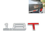 3D Universal Decal Chromed Metal Car Emblem Badge Sticker Car Trailer Gas Displacement Identification, Size: 8.5x2.5 cm, 3.0T, 1.6T, 1.8T, 2.0T, 2.2T, 2.4T, 2.5T, 2.8T