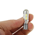 T10 4W White 200LM 10 LED SMD 5730 Backup Reverse Light Turn Signal Bulb for Vehicles, DC 12V, T10