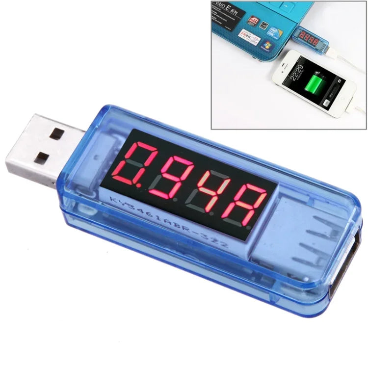 เครื่องวัดแรงดันไฟฟ้าและกระแส USB สำหรับโทรศัพท์มือถือ / แท็บเล็ต (DG150), USB Voltage-KW-202