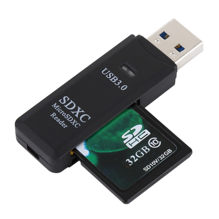 เครื่องอ่านการ์ด USB 3.0 2-in-1 ความเร็วสูง 5Gbps รองรับการ์ด SD / TF