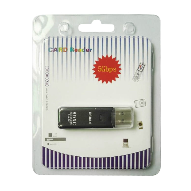 เครื่องอ่านการ์ด USB 3.0 2-in-1 ความเร็วสูง 5Gbps รองรับการ์ด SD / TF