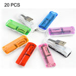 เครื่องอ่านการ์ด USB 2.0 หลายช่อง รองรับ SD/MMC, MS, TF, M2
