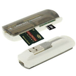 เครื่องอ่านการ์ด USB 2.0 หลายช่อง รองรับ SD/MMC, MS, TF, M2