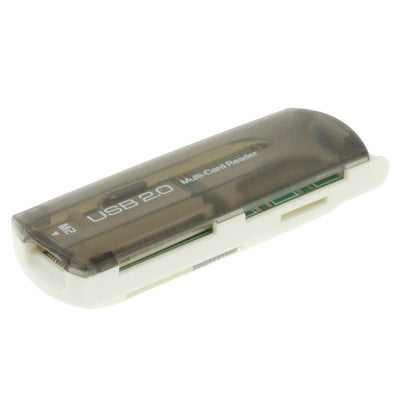 เครื่องอ่านการ์ด USB 2.0 หลายช่อง รองรับ SD/MMC, MS, TF, M2