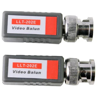 2 ชิ้น สายวิดีโอแบบพาสซีฟ 1 ช่อง UTP BNC Cat5 แบบส่งสัญญาณสองทาง, X202E