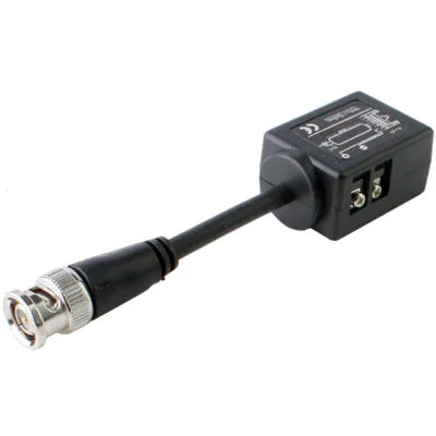 2 PCS Passive Video Balun CCTV Network UTP BNC