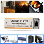 อุปกรณ์ป้องกันไฟกระชากเน็ตเวิร์ก (CYL D05F4H-E100), CYL D05F4H-E100