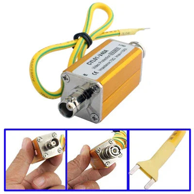 อุปกรณ์ป้องกันไฟกระชากสายโคแอกเชียลวิดีโอ, สายโคแอกเชียล
