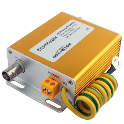อุปกรณ์ป้องกันไฟกระชากความปลอดภัยสัญญาณวิดีโอ 2 in 1 220V, 220V 2 in 1