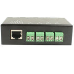 เครื่องรับส่งสัญญาณวิดีโอ BNC เป็น UTP RJ45 แบบพาสซีฟ 4 ช่อง, QC204