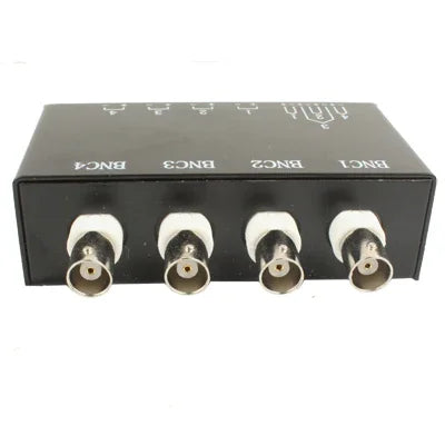 เครื่องรับส่งสัญญาณวิดีโอ BNC เป็น UTP RJ45 แบบพาสซีฟ 4 ช่อง, QC204
